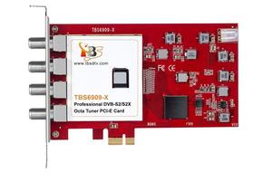 TBS 6909X V2 DVB-S2/S2X 8 Tuner <span class=keywords><strong>Carte</strong></span> PCIe Récepteur <span class=keywords><strong>Satellite</strong></span> Numérique <span class=keywords><strong>Carte</strong></span> de Circulation IPTV <span class=keywords><strong>Carte</strong></span> DVB-S2X FTA - Product Image 2