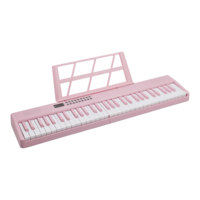 Clavier électronique pliable BDMUSIC noir/blanc 61 touches avec haut-parleur intégré et 200 rythmes pour étudiants et débutants
