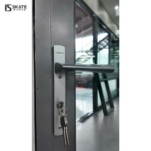 Porte pliante en aluminium à rupture de pont thermique avec grand panneau vitré, design moderne, étanche pour chambre et villa, intérieur/extérieur - Product Image 5