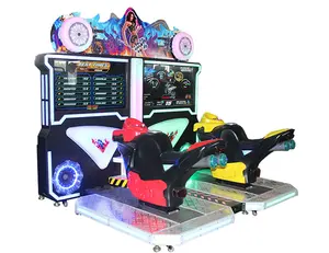 Máquina de juego Simulador de carreras de coches, videojuego de dos jugadores de lujo FF motor, Super bike 2 Arcade, en venta