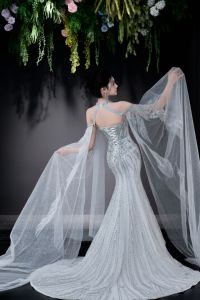 Goed Verkopende Luxe Arabische Vrouwen Zeemeermin Avondjurk Voor Lange Huwelijksfeesten En Jurken - Product Image 2