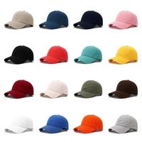 Gorra de Béisbol Premium de Algodón Puro con Parte Superior Suave y Color Sólido; Gorras con Logotipo Personalizado; Gorra de Béisbol de Seis Paneles de Algodón Puro