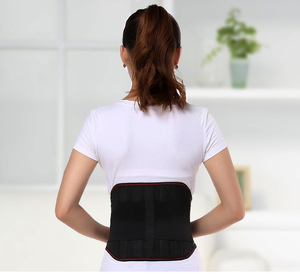 เข็มขัดพยุงหลังแบบให้ความร้อนในตัว พร้อมแผ่นผ้าฟลานเนล ยืดหยุ่นได้ สำหรับรองรับและให้ความอบอุ่นบริเวณเอว - Product Image 2