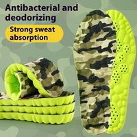 Absorption des chocs de longue durée 4D amorti respirant Pu & Gene Fiber tissu sport confort semelles pour chaussures de course d'été