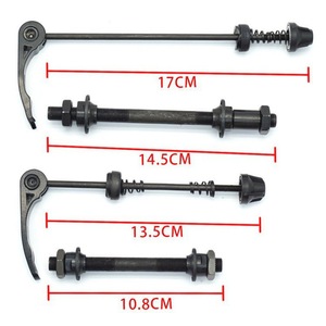 Hollow Axle Mountain Bike Quick Release Set Steel Front Disc Brake Axle With Cover For <b>Bicycle</b> <b>Hubs</b> - Product Image 5