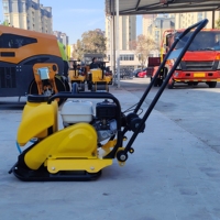 Compacteur de plaque de haute qualité STP90 83kg poids 5.5HP puissance 13kN Force excitante main Mini rouleau de route pour Offre Spéciale