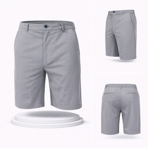 Pantalones Cortos Deportivos de Compresión Personalizados, Plisados, Elásticos, Transpirables, de Secado Rápido, con Elasticidad en 4 Direcciones, de Poliéster y Elastano, para Golf - Product Image 2