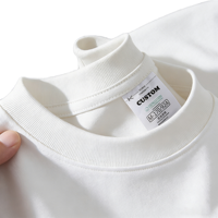 T-shirt unisexe de luxe en coton 100% de haute qualité, coupe ample, personnalisable avec logo imprimé, t-shirt oversize pour homme