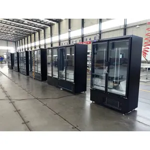 <span class=keywords><strong>Congélateur</strong></span> à affichage <span class=keywords><strong>vertical</strong></span> de supermarché autonome réfrigérateur à quatre portes - Product Image 1