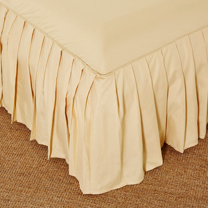 Ev Otel Kullanımı Polyester Yatak Eteği Çoklu Renk Seçenekleri Özel Tasarım Toz Örtüsü Yatak Örtüsü Fabrikadan Doğrudan Toplu Sipariş - Product Image 2