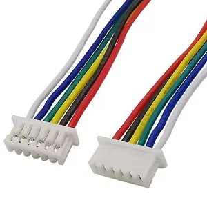 JST Molex 2/3/4/5/6/7/8/9/10 pin 1.25mm Pitch erkek dişi 3pin 4Pin kablo konnektörü ile