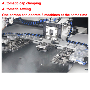 Industrial Programmable Flat-Bed Single Needle High-Speed Sewing Machine with Motor & Gear for Baseball Cap Visor - Product Image 3