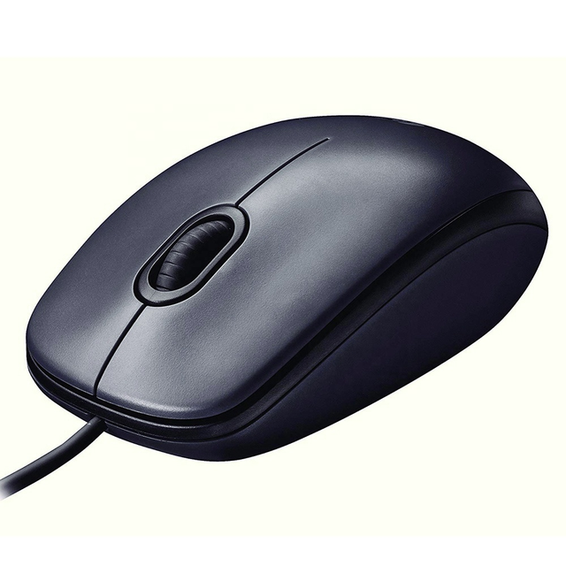 NEW Logitech M90 USB Wired Mouse Ergonomic Design Optical Mini Mouse