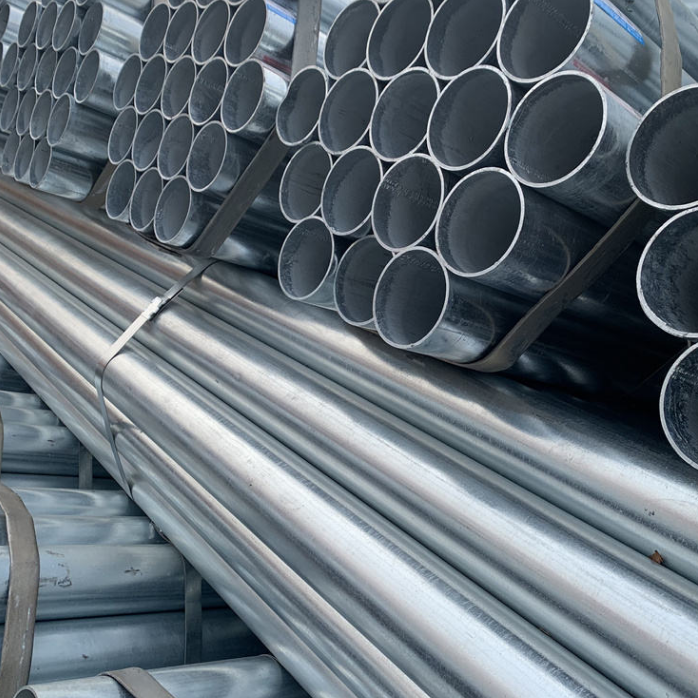 Smooth Surface Galvanized Steel Round Pipe ASTM A53 Gr.B Z100 ERW ...