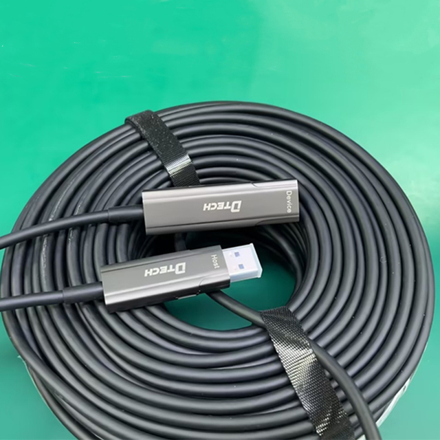 DTECH DT-UF500 USB3.2 AM AF Fiber Optic Extension Cable Male to Female Gen2 10Gbps Data Transmission Cable 5m 10m 20m 30m 50m