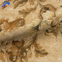 Jindian Marque De Luxe Chenille Motif De Fleurs Jacquard Textile De Maison Tissu Chenille Canapé Coussin Tissu