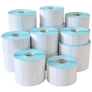 Papel de Etiquetas Térmicas Yuantuofeng 100x150mm, Etiquetas de Código de Barras Personalizables para Embalaje Logístico Transfronterizo - Product Image 1