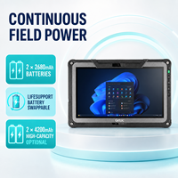 Getac F110 Nueva Tableta Industrial Resistente con Windows 11 Pro, Pantalla Táctil Intelible Bajo la Luz Solar para Diagnóstico Automotriz