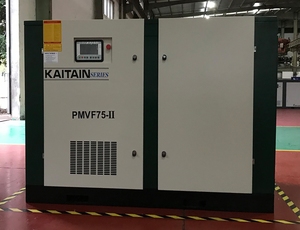 75Kw 50hp 6.6m3/phút 8bar hai giai đoạn nén biến tần số 8bar 75Kw nam châm vĩnh cửu động cơ máy nén công nghiệp - Product Image 2