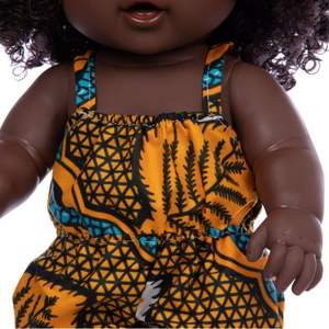 Poupées de bébé réalistes en vinyle de <span class=keywords><strong>12</strong></span> pouces, nouveau-né africain noir, mignonnes, avec des cheveux bouclés, 2024 - Product Image 4
