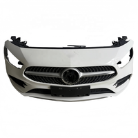 Ensemble de pare-chocs avant avec radiateur pour Mercedes-Benz Classe A W177, pare-chocs avant complet OEM A200 AMG35, d'origine, d'occasion.