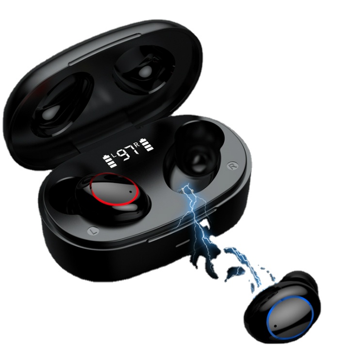 Earbud Tws Tanpa Kabel, Earphone Led Bluetooth dengan Harga Headphone Bluetooth Gaming Nirkabel