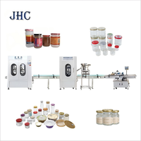 Máquina de llenado de cartuchos desechables automática ajustable para aceite espeso, 30-500ml, 99% de precisión, marca JHC, 20~100BPH