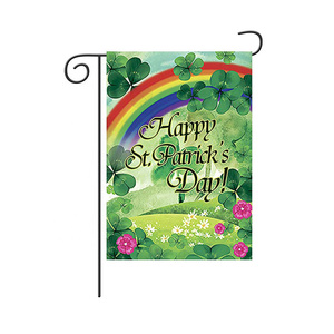 Banderas de Jardín de Yute Navideñas con Monograma en Blanco al por Mayor, Banderas de Jardín de Arpillera, Impresión a Doble Cara, Bandera de 30*45cm - Product Image 2