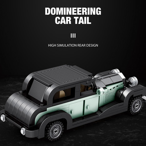LITER Model Eight Block Car 811 Classic Car Building Blocks Educational Toy For Boys Gift - Product Image 5