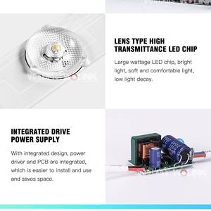 Nhà hàng thương mại trong nhà thanh ánh sáng liên kết ánh sáng ban ngày Mặt dây chuyền hình chữ nhật lót Đèn văn phòng LED tuyến tính ánh sáng - Product Image 5