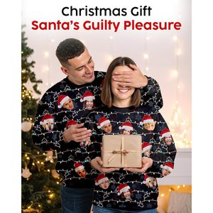 Suéter Navideño Feo Personalizado para Mujer y Hombre, Sudadera Unisex con Estampado Navideño, Divertida para Fiestas, Informal, de Invierno, Tejida, de Manga Larga - Product Image 6