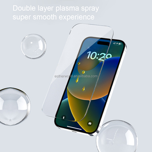 <span class=keywords><strong>Film</strong></span> de protection d'écran en verre trempé ultra-fin anti-traces de doigts HD 2.5D, dureté 9H, qualité AAA 2026 pour 16 Pro Max Plus - Product Image 6