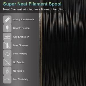 Filament 3D YOUSU <span class=keywords><strong>TPU</strong></span> mat 1,75 mm 1 kg, sans déformation et diamètre de précision, filament flexible 65A/75A/85A/95A pour imprimantes 3D - Product Image 4