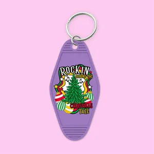 Stay Cool Hustle Bad Guy Pegatina UV DTF a prueba de agua de alta calidad para Motel Hotel Llavero Scary Horror Scare Bear - Product Image 5