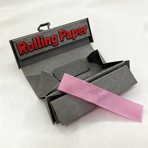 Papel de Enrolar Personalizado Kingsize Slim 50 Folhas Livretos Não Branqueado Marrom Queima Lenta Papel de Enrolar Personalizado OEM Atacado em Estoque - Product Image 3