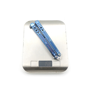 <strong>Butterfly</strong> <strong>Trainer</strong> <strong>Knife</strong> 420 No Sharp Blade Zinc Alloy Handle Folding Practice Fancy <strong>Knife</strong> - Product Image 6