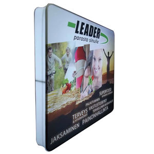 حامل خلفية LED مخصص مربع مع شاشة عرض مستقيمة للعرض التجاري كشك مطبوع - Product Image 3