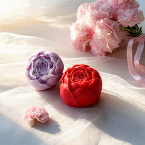 Candela a Forma di Bocciolo di Rosa, Bouquet Floreale Profumato, Regalo per Donne, Arredamento di Lusso per la Casa, Aromaterapia - Product Image 2