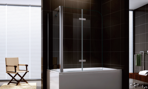 Exceed 2026 Pannello Divisorio per Vasca da Bagno in Vetro, Schermo <span class=keywords><strong>Doccia</strong></span> Sopra Vasca - Product Image 3