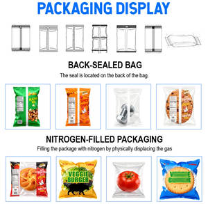 Machine d'emballage multifonctionnelle pour aliments pour animaux de compagnie, machine d'emballage en flux pour aliments pour <span class=keywords><strong>chiens</strong></span> <span class=keywords><strong>et</strong></span> <span class=keywords><strong>chats</strong></span>, emballage de bandes de viande - Product Image 2