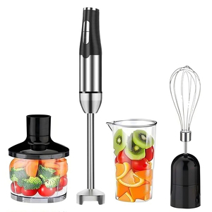 Batidora de mano eléctrica profesional metálica portátil para cocina, mini batidora de inmersión manual, set de batidora de mano. - Product Image 1