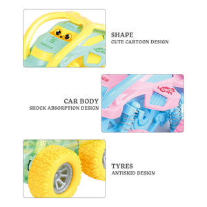 Voiture tout-terrain à inertie pour enfants, modèle dessin animé, 4x4, buggy pour enfants, véhicule tout-terrain, rotation à 360 degrés, jouet mignon à friction - Product Image 3