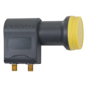 Universal LNB <b>Illuminator</b> with LTE Twin Shielding Grey and Yellow LNB 129 - Product Image 1