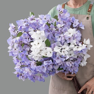 Bougainvilliers artificiels en gros, longueur 86 cm, bougainvilliers en soie pour la décoration de la maison - Product Image 3