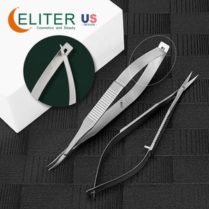 Eliter Nieuwe Productideeën Fabrikanten Micro-Schaar Gebogen Professionele Nagelriemschaar Manicure Nagelriemschaar - Product Image 5