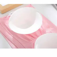 여성용 여름 통기성 튜브 브라렛 솔리드 패턴 끈이없는 자르기 탑 섹시한 반도 속옷-와이어 무료 얇은 니트
