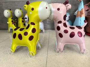 <span class=keywords><strong>Palloncini</strong></span> in Foil a Forma di Animali Camminanti <span class=keywords><strong>con</strong></span> Ruote e Corde, Elefante, Unicorno, Leone, Cane, Gatto, <span class=keywords><strong>Coniglio</strong></span>, <span class=keywords><strong>Palloncini</strong></span> in Foil per Bambini - Product Image 4