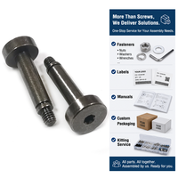 Vis à tête cylindrique Torx à embase conique, grade 10.9 haute résistance, finition oxyde noir, pour l'automatisation et l'assemblage d'équipements