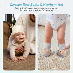 Cesta Exclusiva para Recién Nacidos con Sonajero, Manta de Seguridad para Bebés, Unisex, para Niñas y Niños, Regalos para Baby Shower, Venta al por Mayor - Product Image 6
