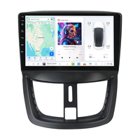 DUDUAUTO Convient pour Peugeot 207 2006-2015, système multimédia Android modifié pour voiture, navigation Bluetooth, Car-play, écran de recul